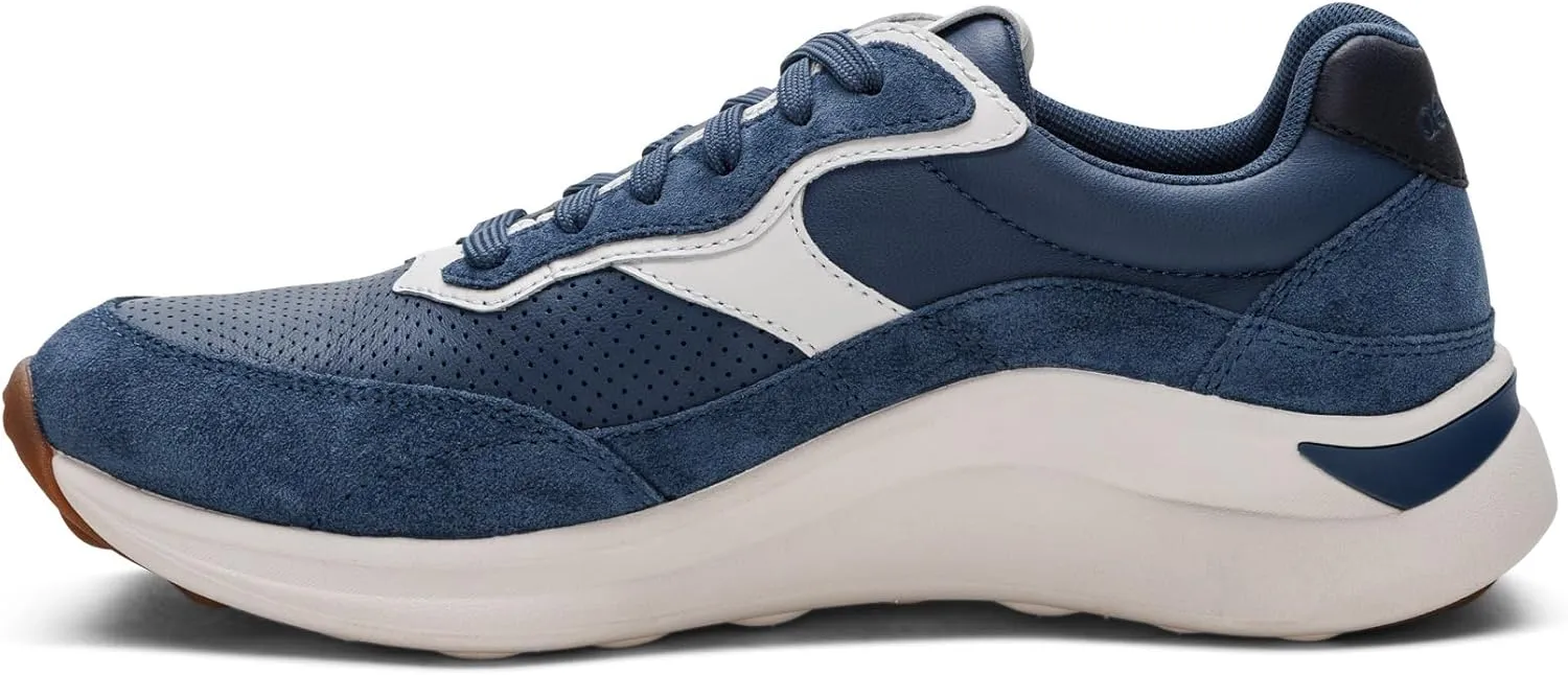 Aetrex Women's Emily Orthopedic Plantar Fasciitis Relief Arch Support Inserts Shoes - Adjustable Lace-Up Leather Sneakers for Women