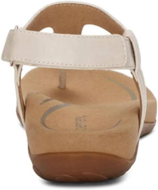 Aetrex Women's Marni Orthopedic Adjustable Slingback Thong Sandals - Arch Support T-Strap Sandals