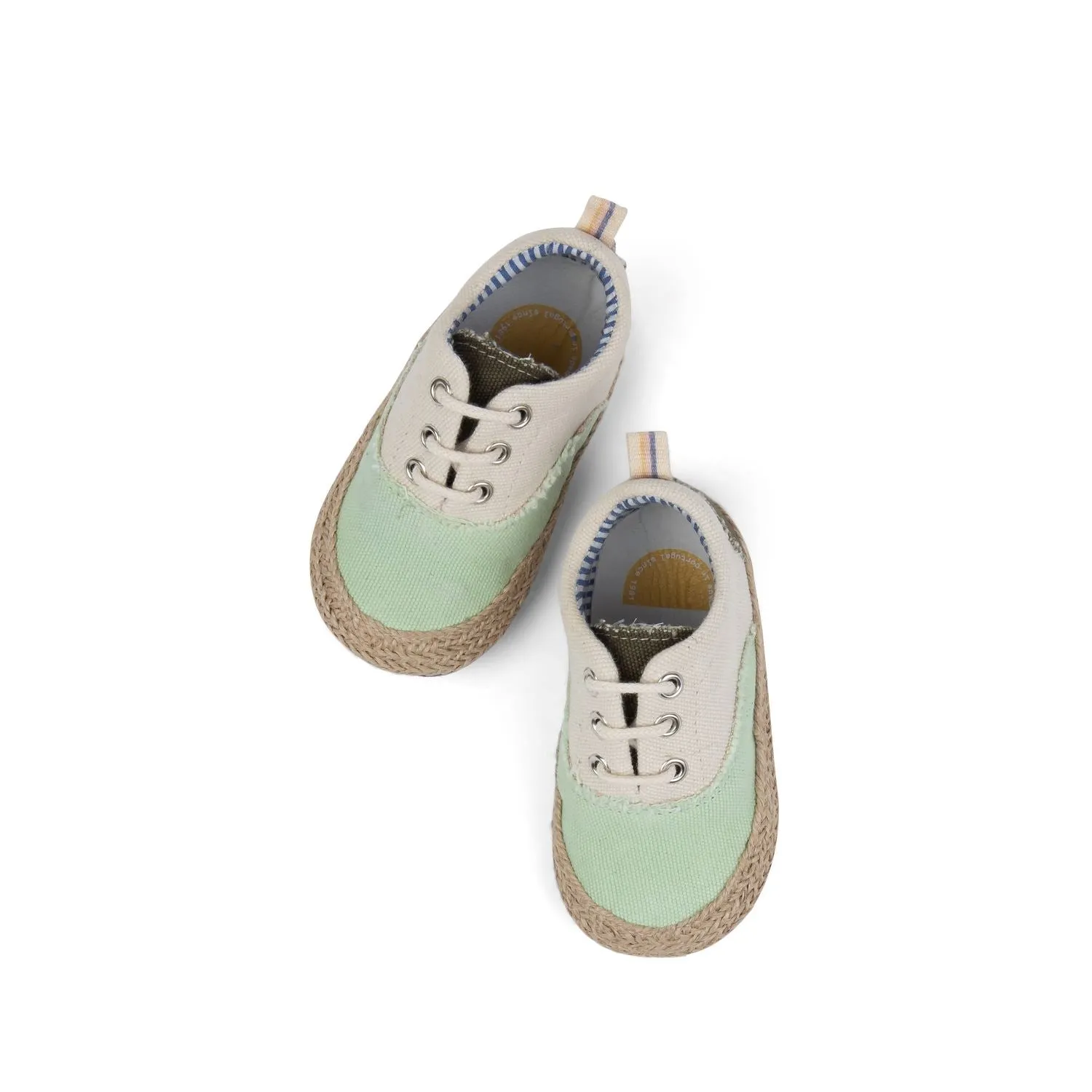 Anis/Cream Eco Derby Shoes
