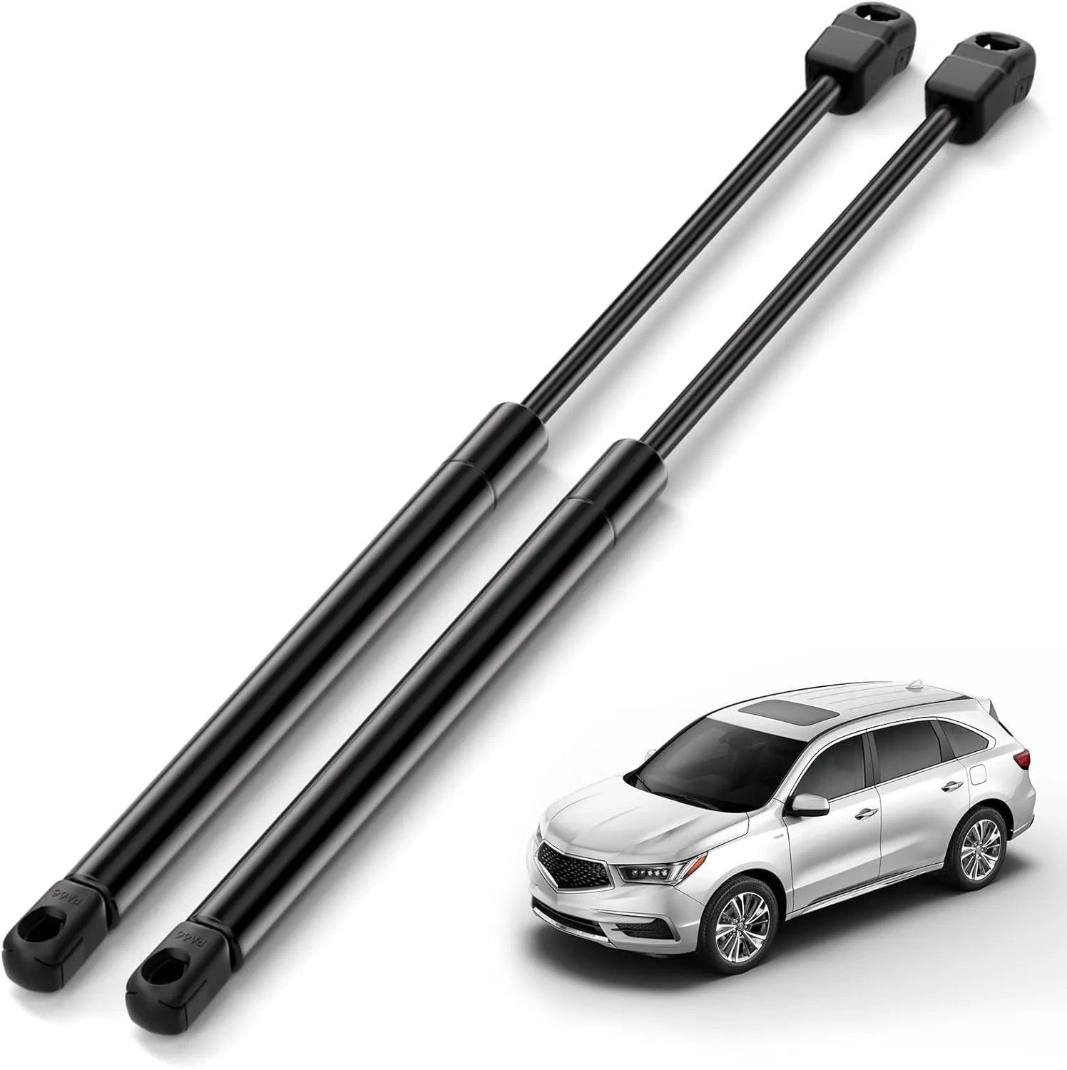 ARANA Hood Struts Lift Support for Acura MDX 2007-2013, Front Engine Hood Rods Shocks Fits 2007 2008 2009 2010 2011 2012 2013 Acura MDX Base Sport Utility 4-Door, 2 Pcs