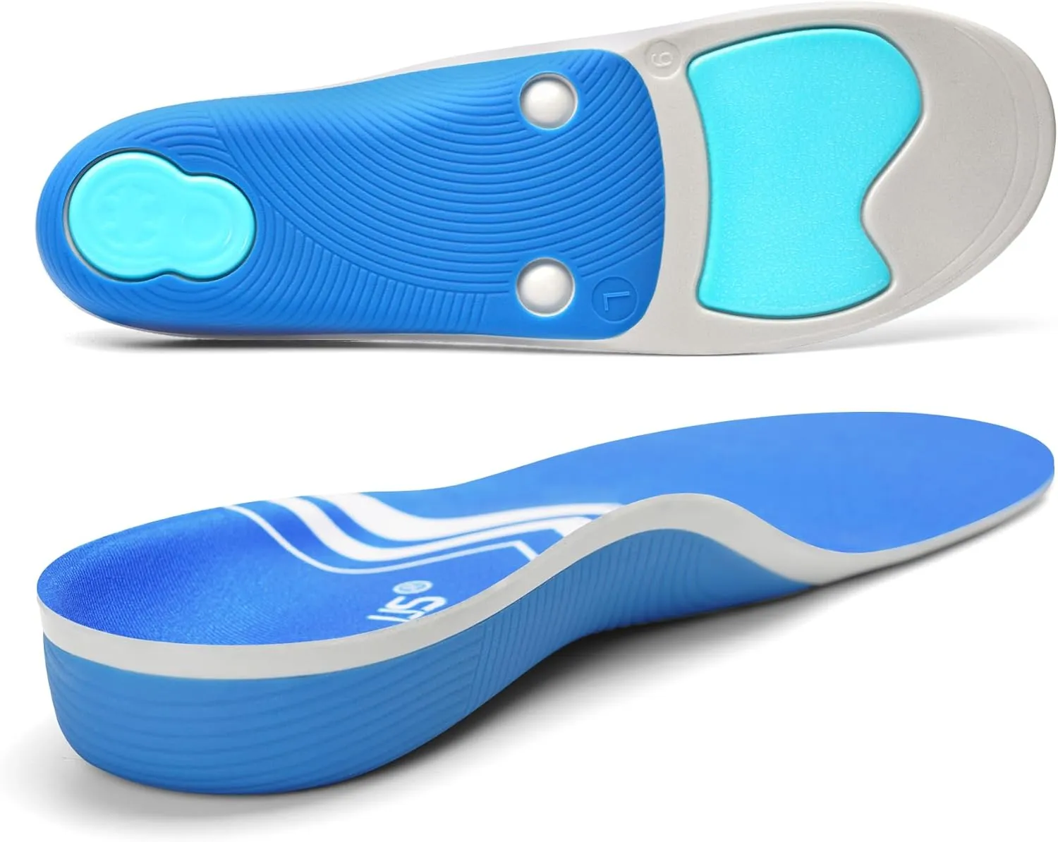 Arch Support Orthotics Insole Plantar Fasciitis Relief Flat Feet para Heel Pain overpronation Inserts Men Women 220  lbs Walk Standing All Day Work Boot Shoe Insoles (Men 12-12 1/2 | Women 13-13 1/2)
