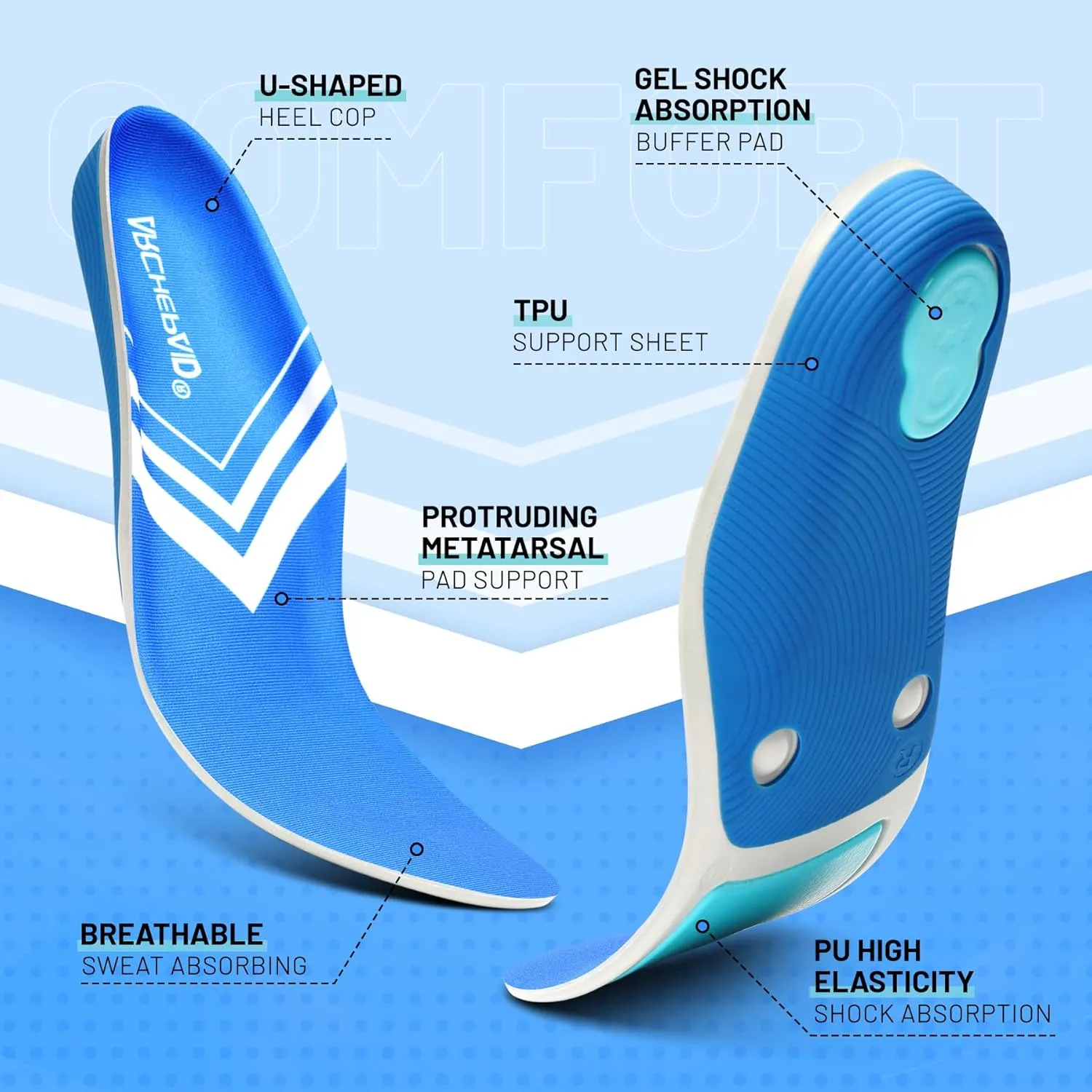 Arch Support Orthotics Insole Plantar Fasciitis Relief Flat Feet para Heel Pain overpronation Inserts Men Women 220  lbs Walk Standing All Day Work Boot Shoe Insoles (Men 12-12 1/2 | Women 13-13 1/2)