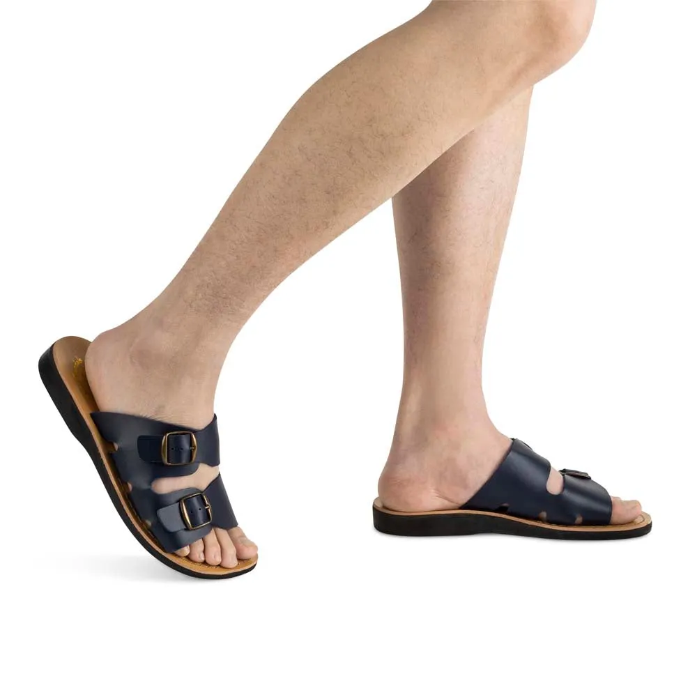 Barnabas Vegan - Leather Alternative Sandal | Blue