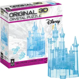 BePuzzled, Disney Cinderella's Castle Deluxe Original 3D Crystal Puzzle, Perfect for Puzzlers Ages 12 and Up, Challenging to Complete and Beautiful to Display, Collect Them All