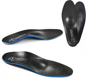 Best Genuine Leather Original Metatarsalgia Orthotics Strong Arch Support PORON Inserts Carbon Fiber PU Ball of Foot Insoles Relieve Morton's Neuroma Pain with Metatarsal Pad