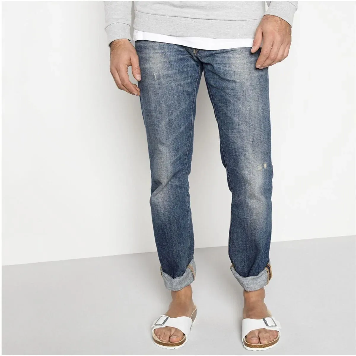 Birkenstock Unisex Madrid Sandal - Birko Flor White