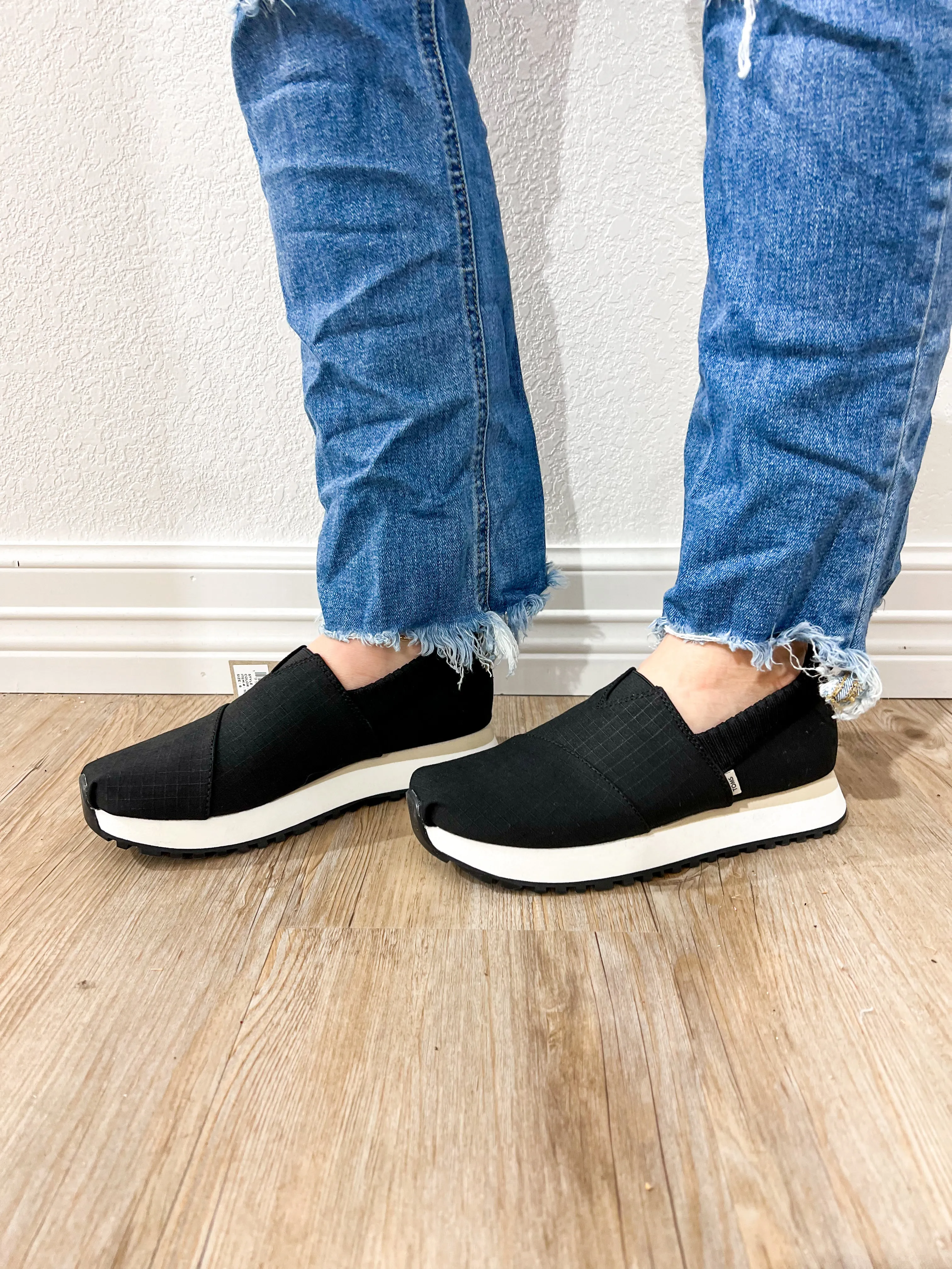 Black Alpargata Resident Sneaker