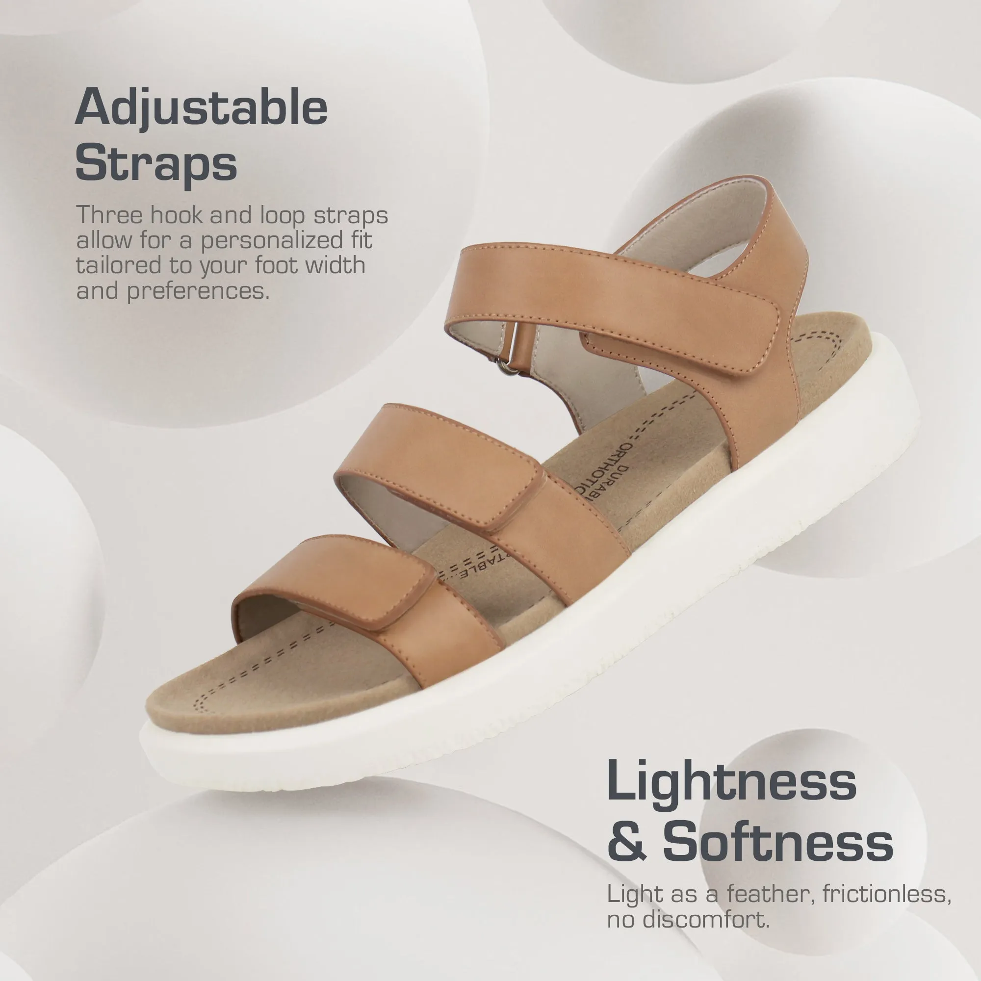 Black Arch Support Sandals-Kitty