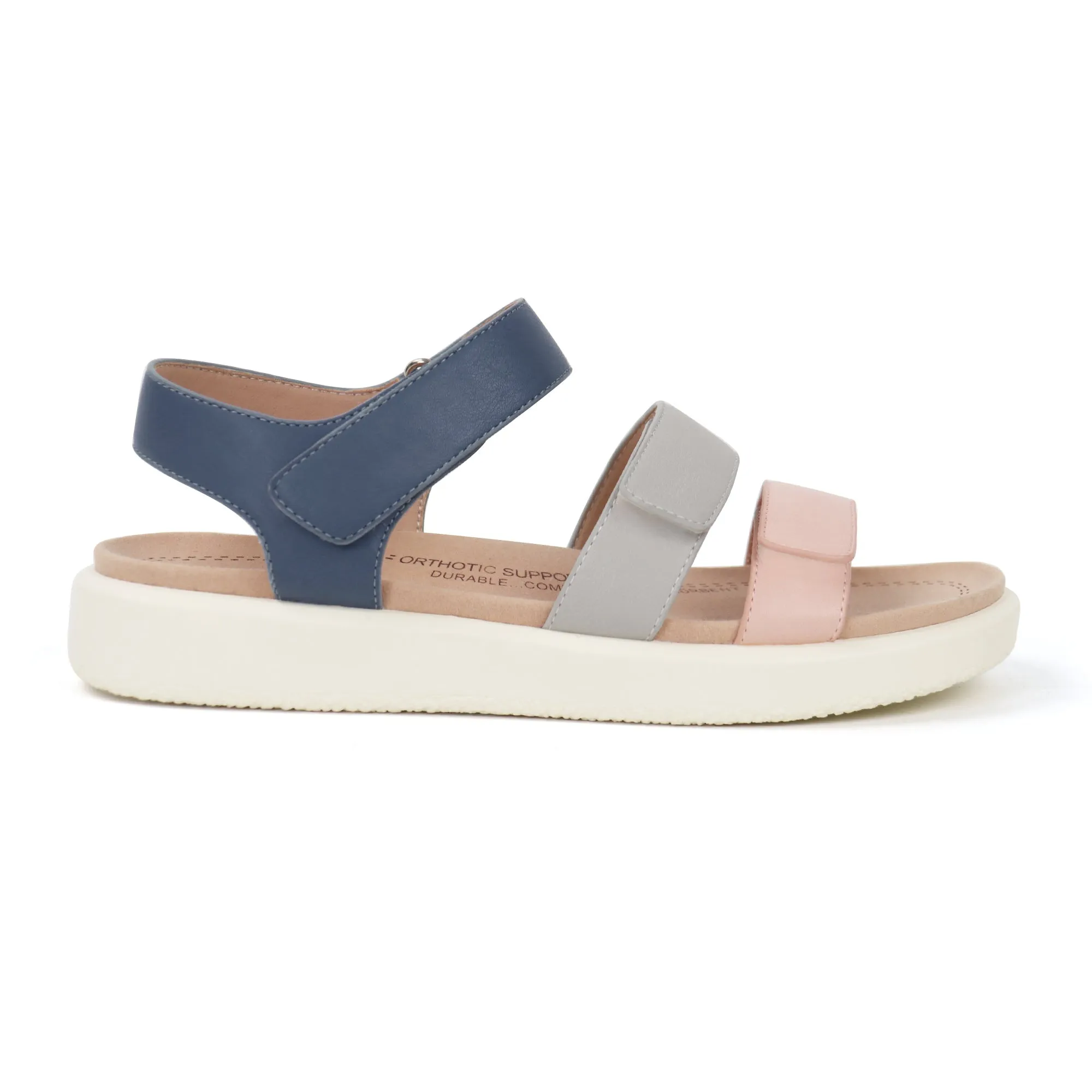 Black Arch Support Sandals-Kitty