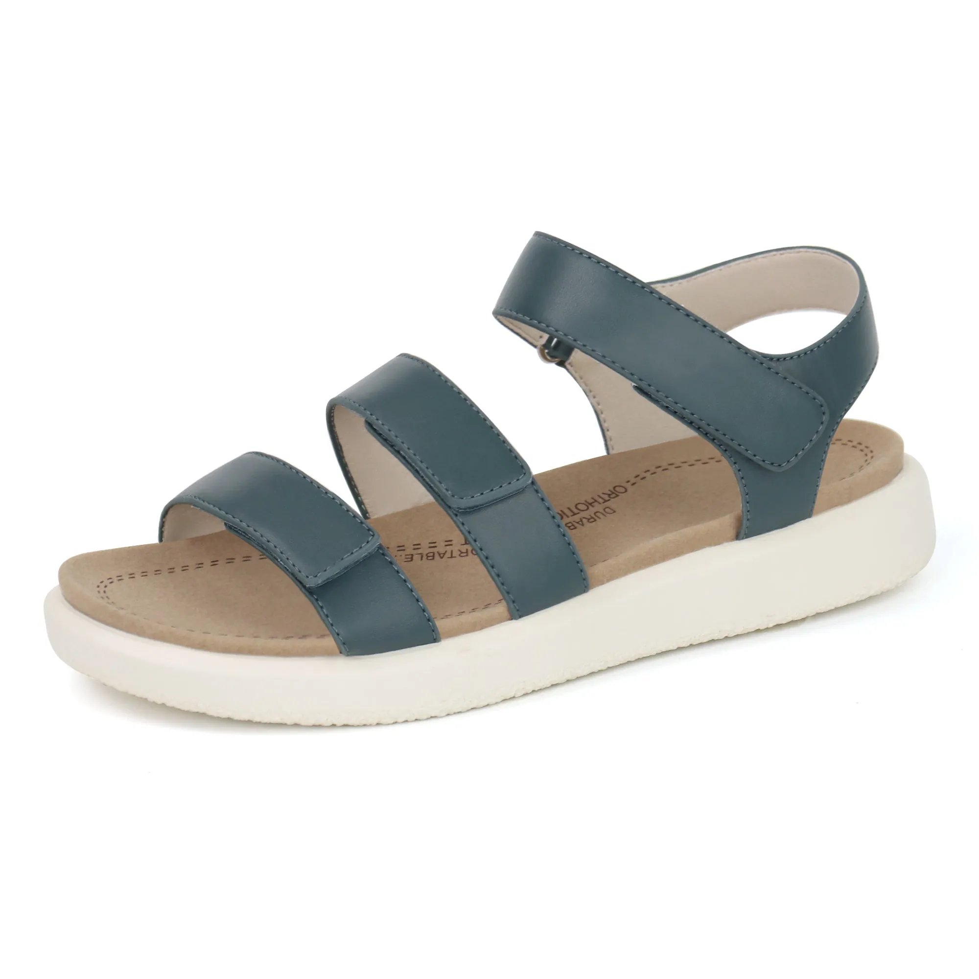 Black Arch Support Sandals-Kitty