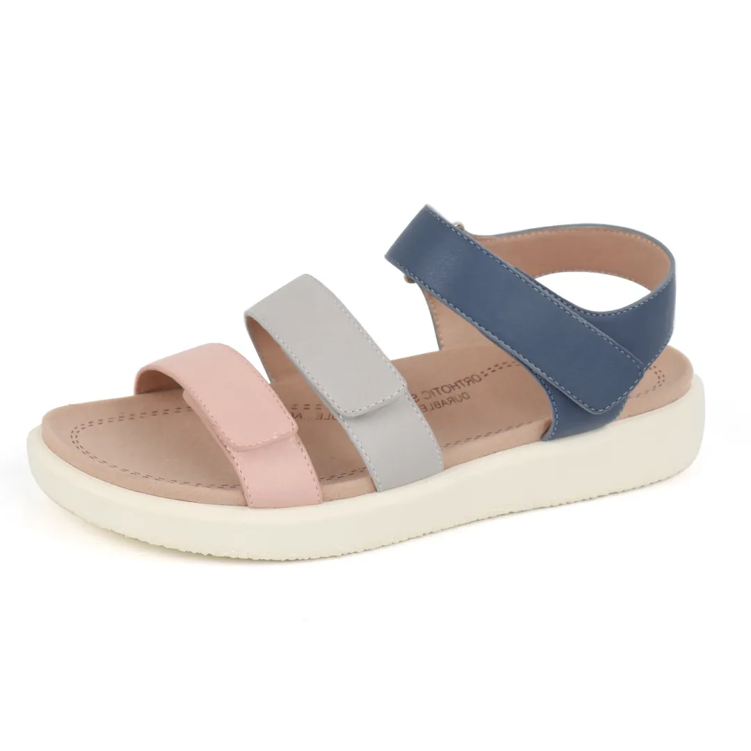 Black Arch Support Sandals-Kitty