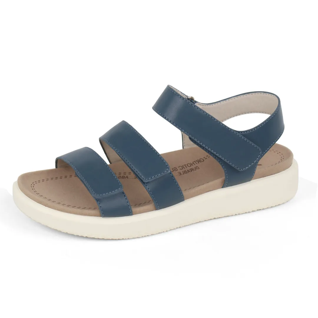 Black Arch Support Sandals-Kitty