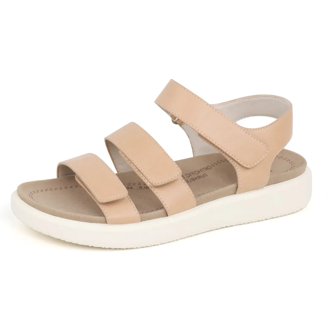 Black Arch Support Sandals-Kitty