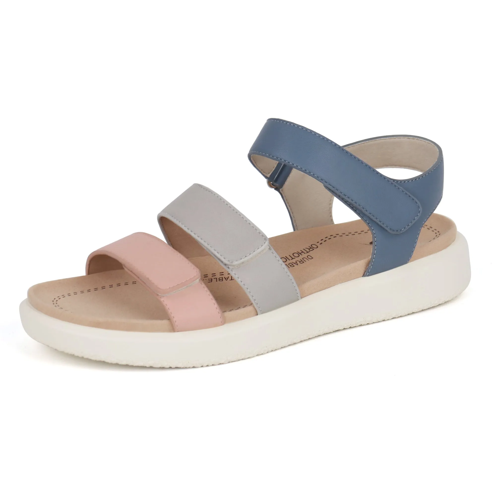Black Arch Support Sandals-Kitty
