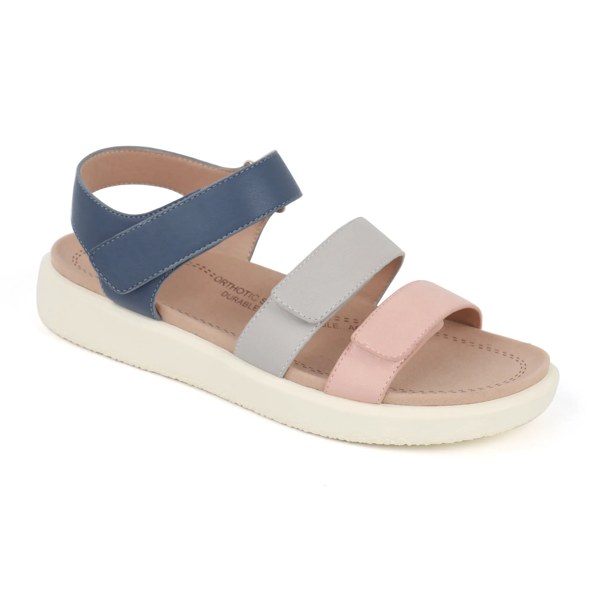Black Arch Support Sandals-Kitty