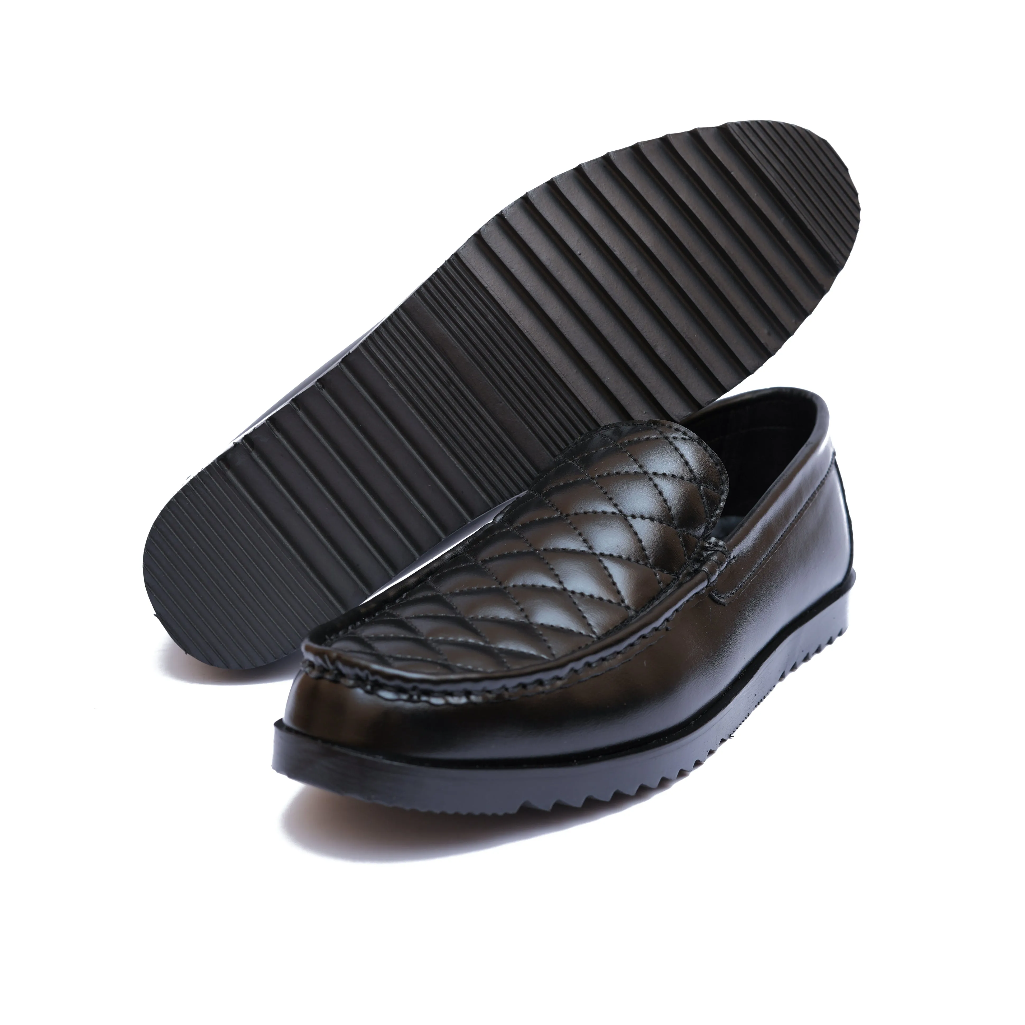 Black Vibram Cherry Loafer
