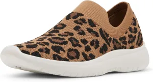 Blondo Women's Karen Sneaker, Leopard Knit, 9.5