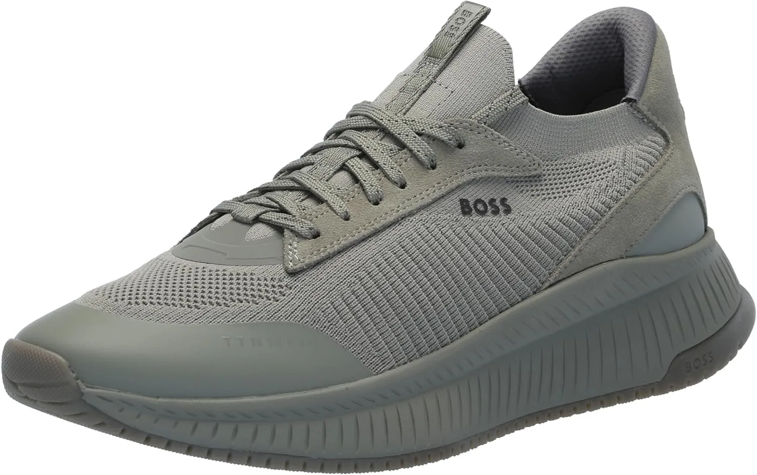 BOSS Men's Modern Knit Structure Running Sneaker