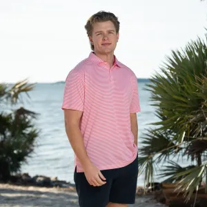 Bubblegum Slipknot Pique Feedstripe Polo