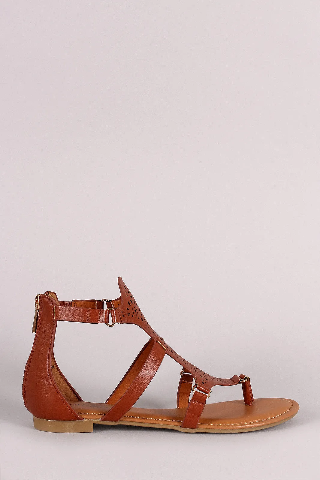 Bulk pricing Gladiator Expedited shipping Sandal Thong Flat Bamboo Perforated