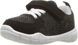 carter's Girls' Avion-G Athletic Sneaker, Black, 11 M US Little Kid