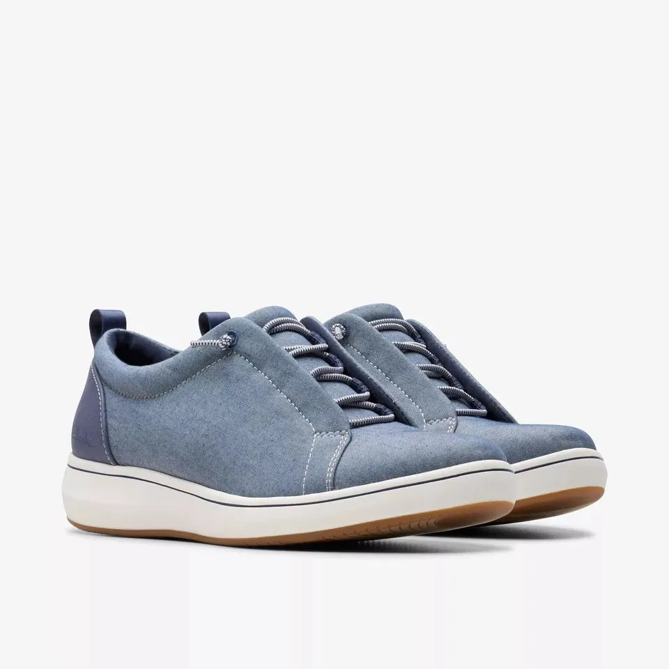 Clarks Women's Breeze Sky Lace Navy 26181593