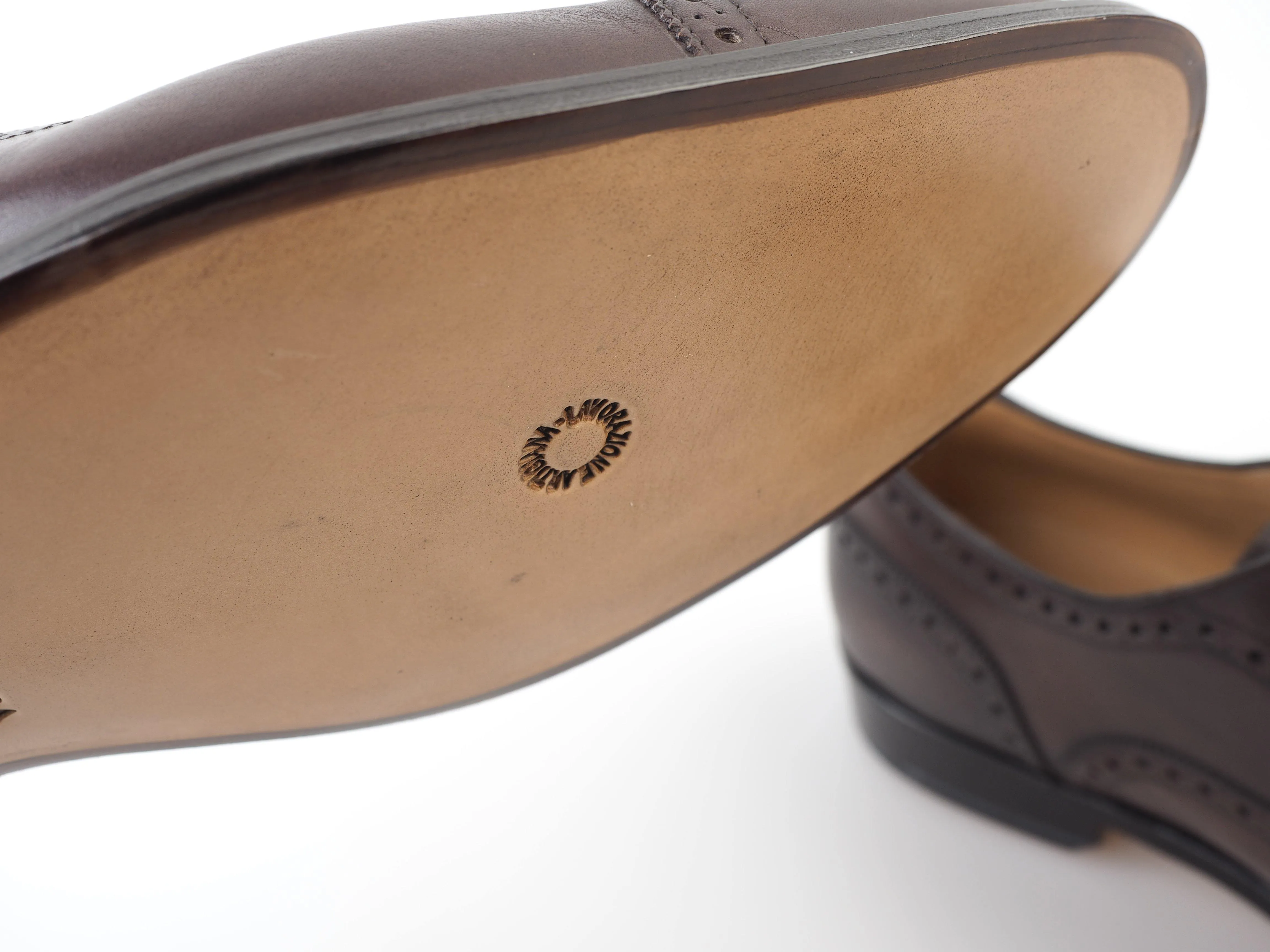 Classic leather derby brogue Shoes