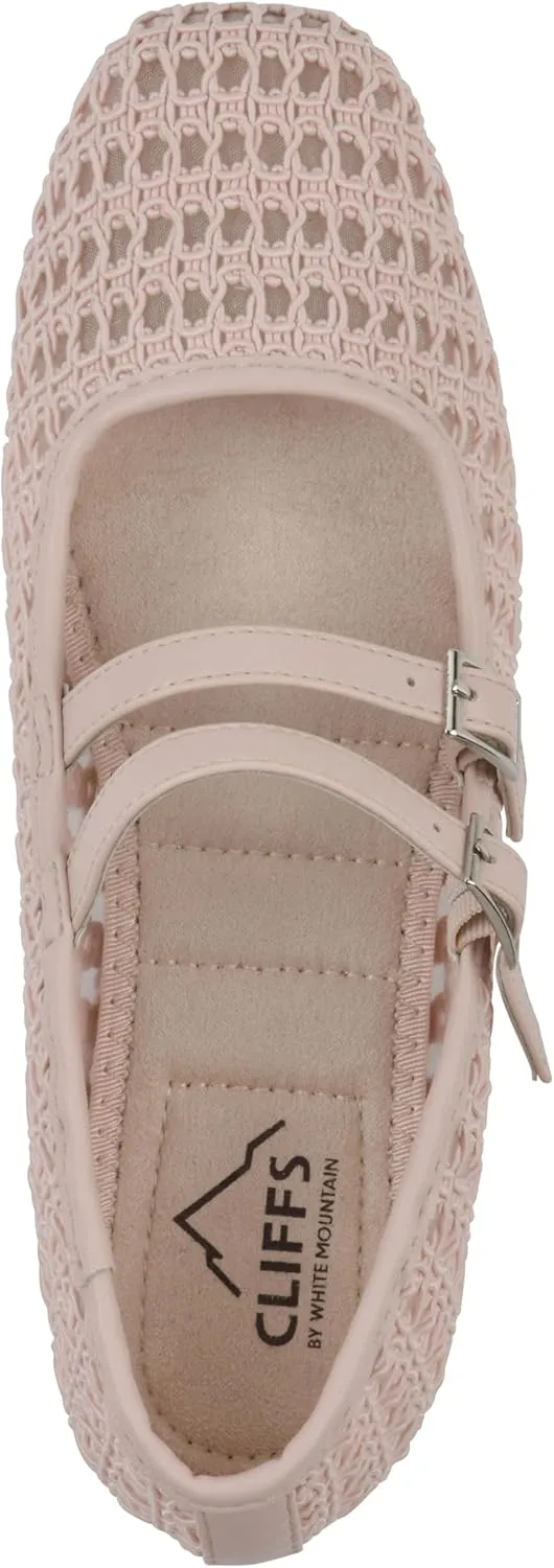 CLIFFS BY WHITE MOUNTAIN Women's Besnik Double Strap Flat