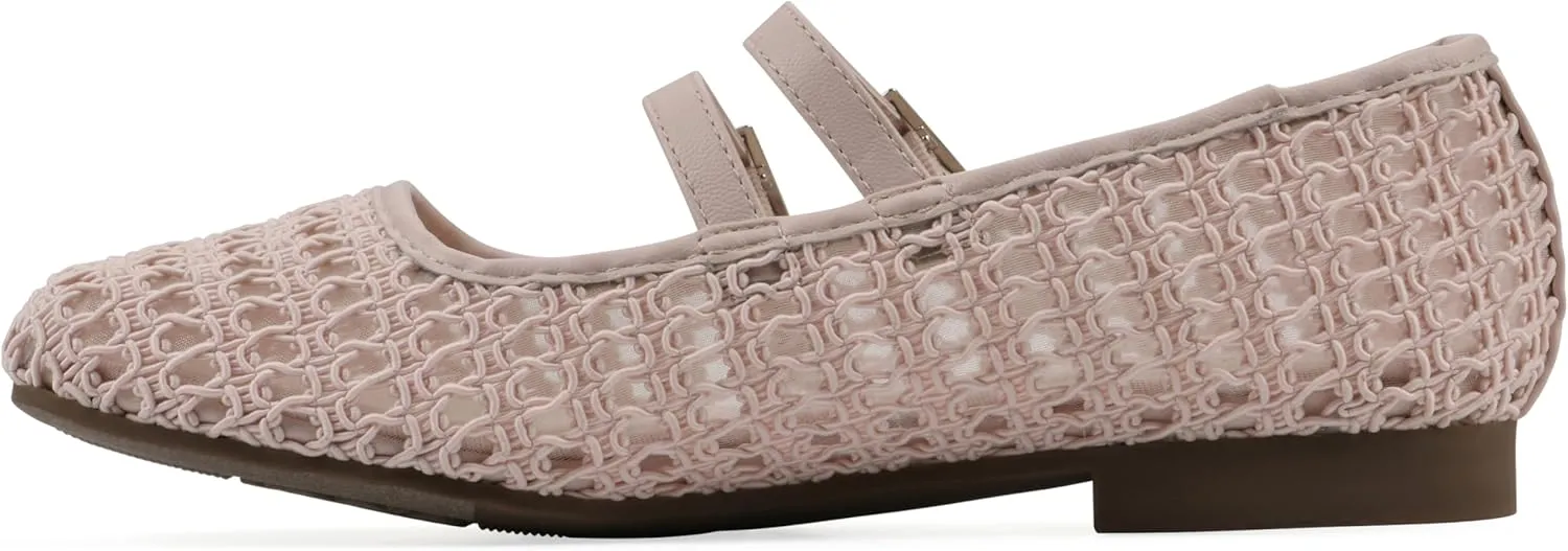 CLIFFS BY WHITE MOUNTAIN Women's Besnik Double Strap Flat