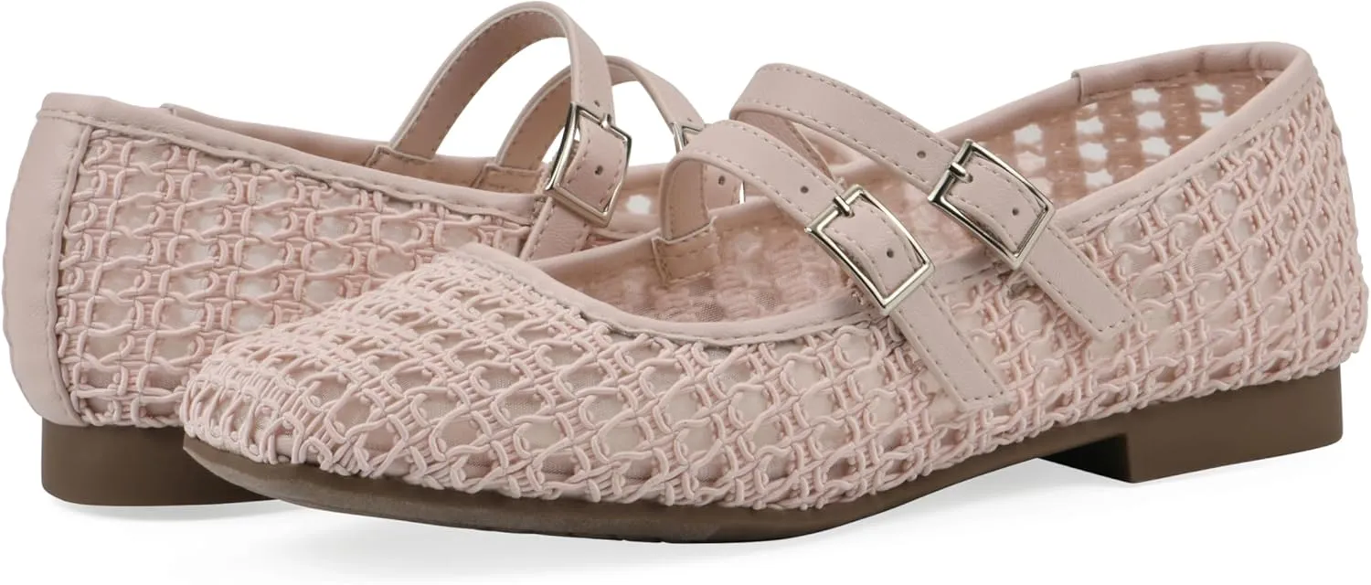 CLIFFS BY WHITE MOUNTAIN Women's Besnik Double Strap Flat
