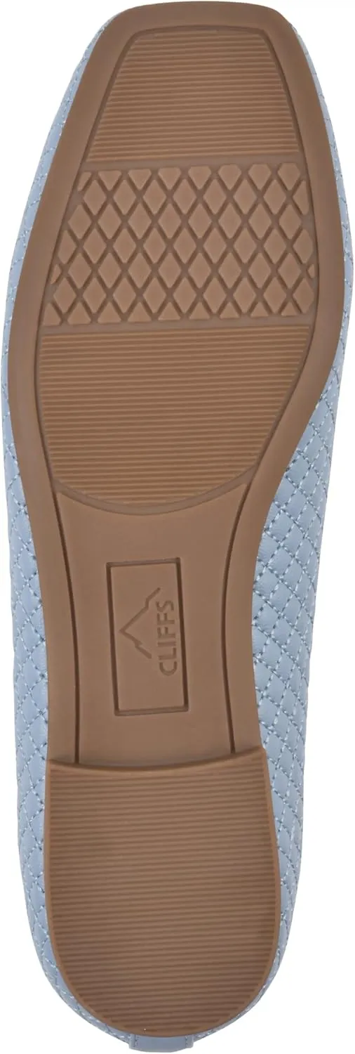 CLIFFS BY WHITE MOUNTAIN Women's Bessy Quilted Ballet Flat