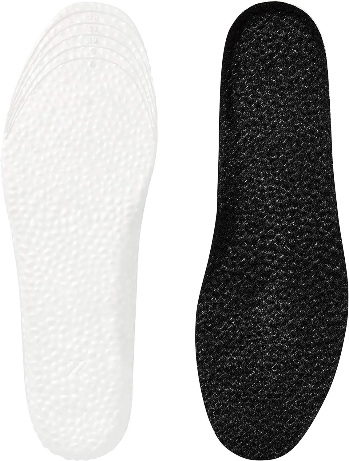 Comfort Starter Insoles // All Day Support, Relieve Foot Pain (Midnight Black, US 7-13)