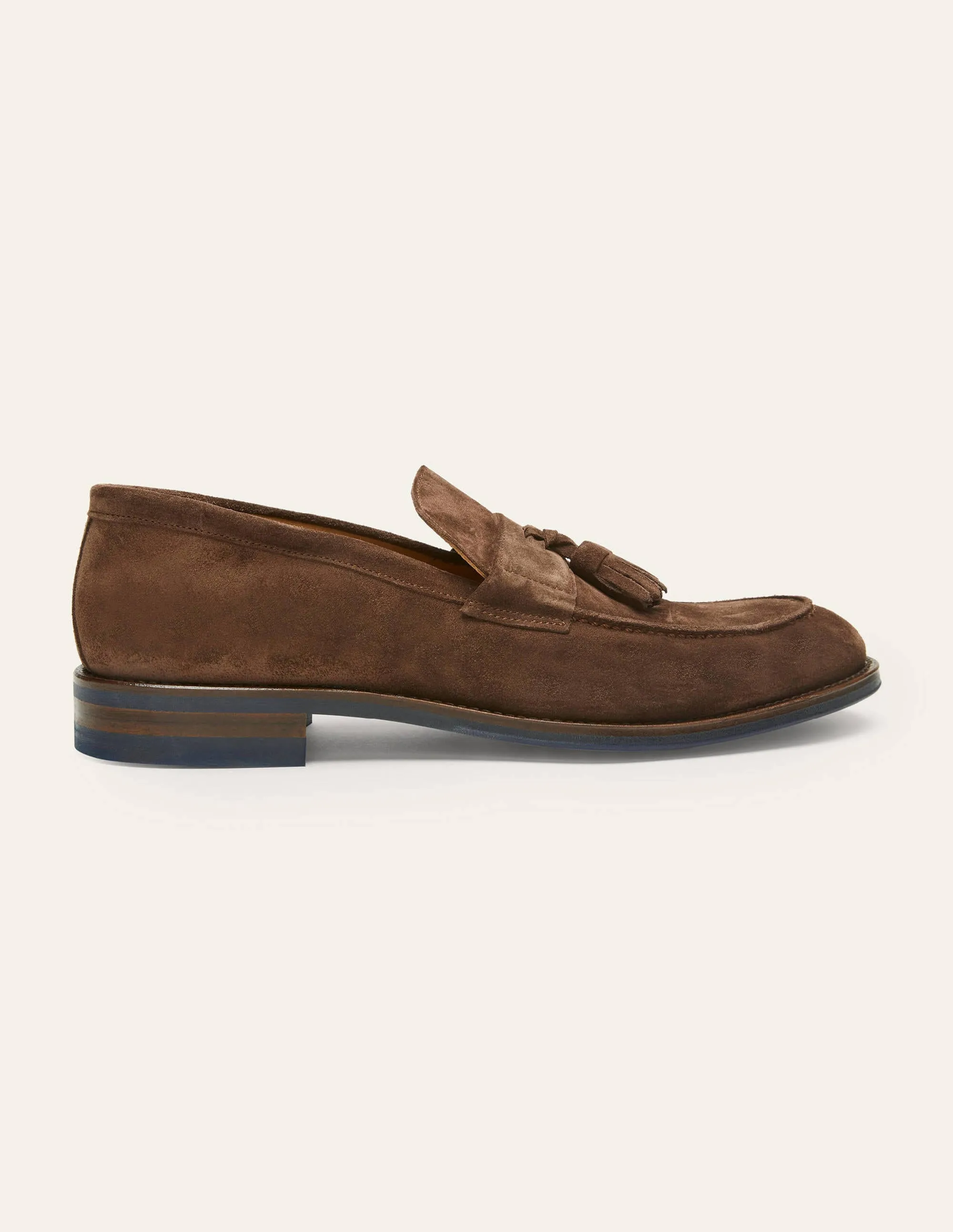 Corby Loafer-Braunes Veloursleder