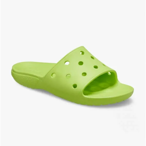 Crocs 206121-3UH CLASSIC SLIDE Unisex Sliders Limeade