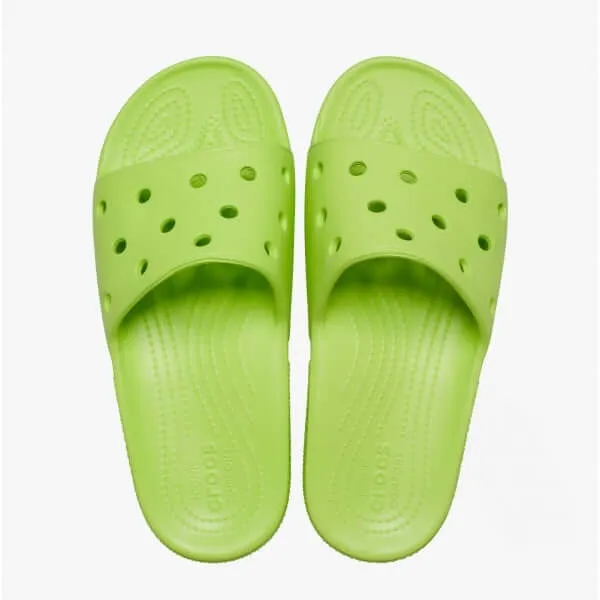 Crocs 206121-3UH CLASSIC SLIDE Unisex Sliders Limeade