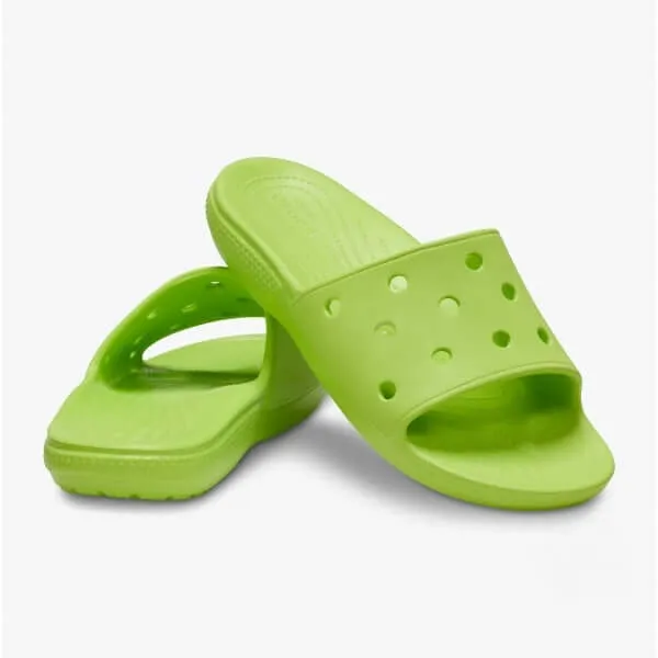 Crocs 206121-3UH CLASSIC SLIDE Unisex Sliders Limeade