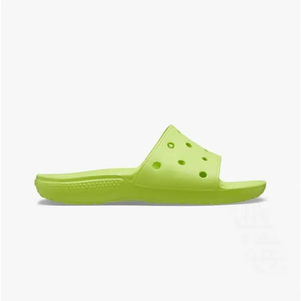 Crocs 206121-3UH CLASSIC SLIDE Unisex Sliders Limeade