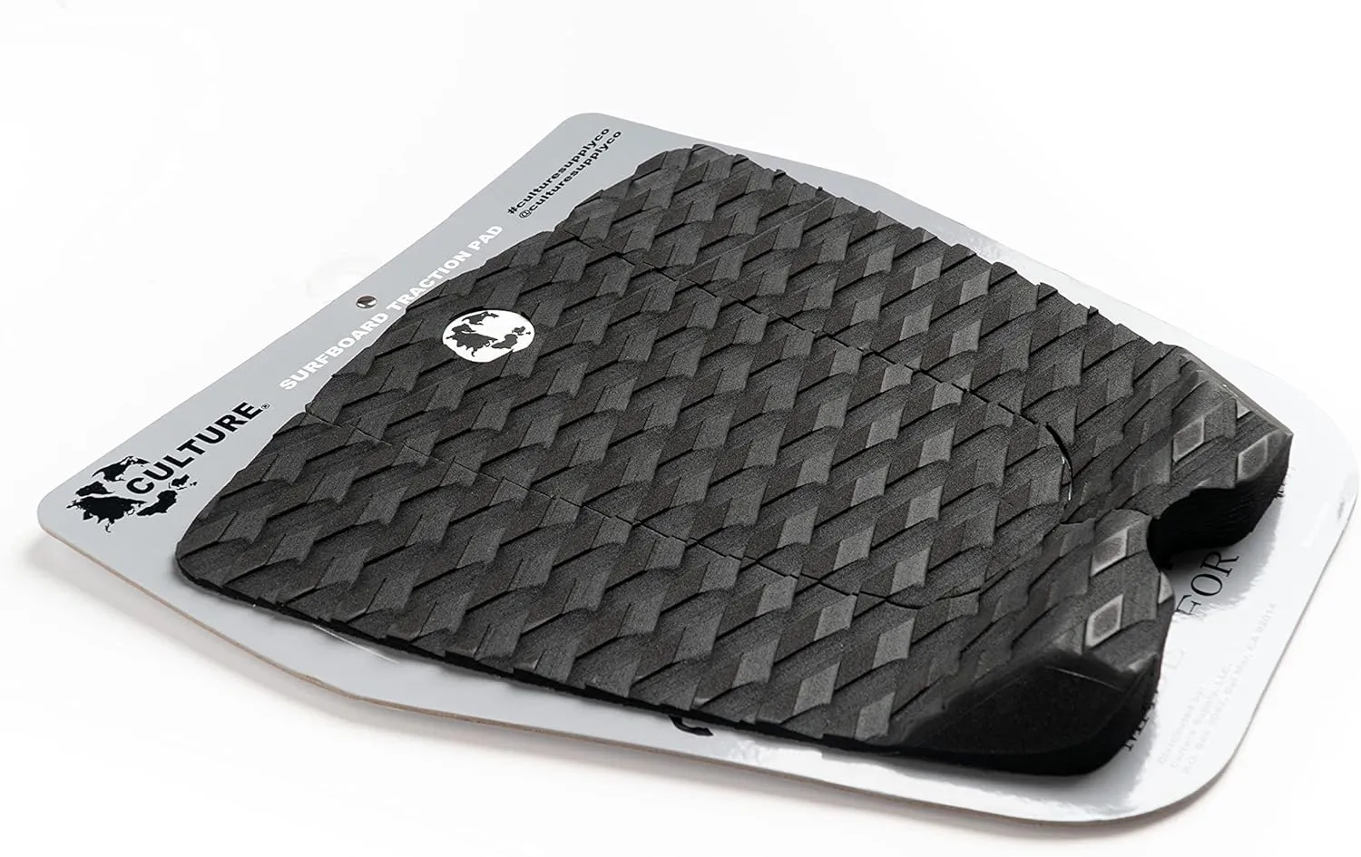 Culture Supply 3-Piece Traction Pad | Diamond Grip | 3M Adhesive | 40mm Tail Kick