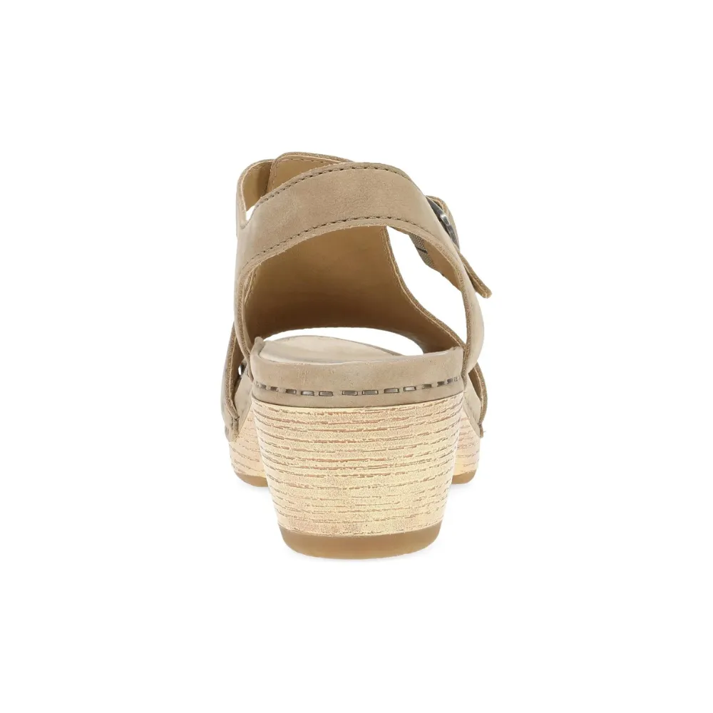Dansko Laverne Sand Milled Nubuck Sandal (Women's)