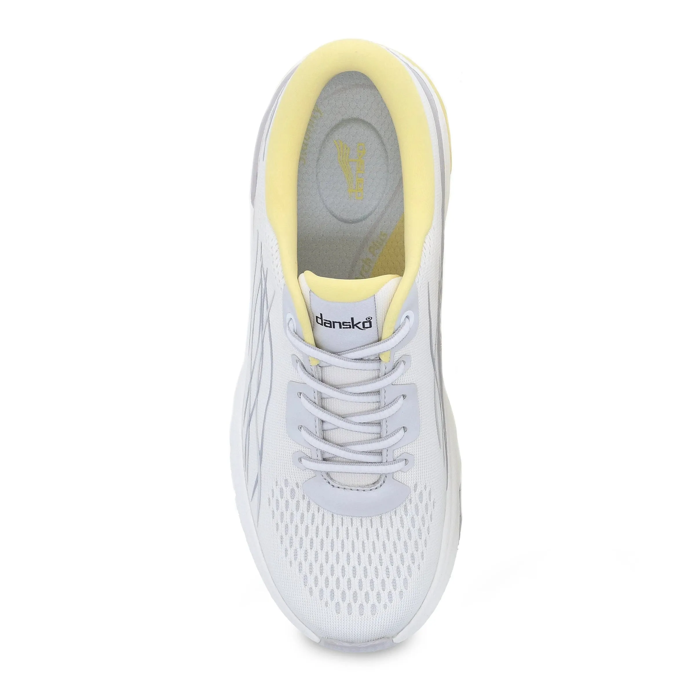 Dansko Women's Pace White/Yellow Mesh 4205011717