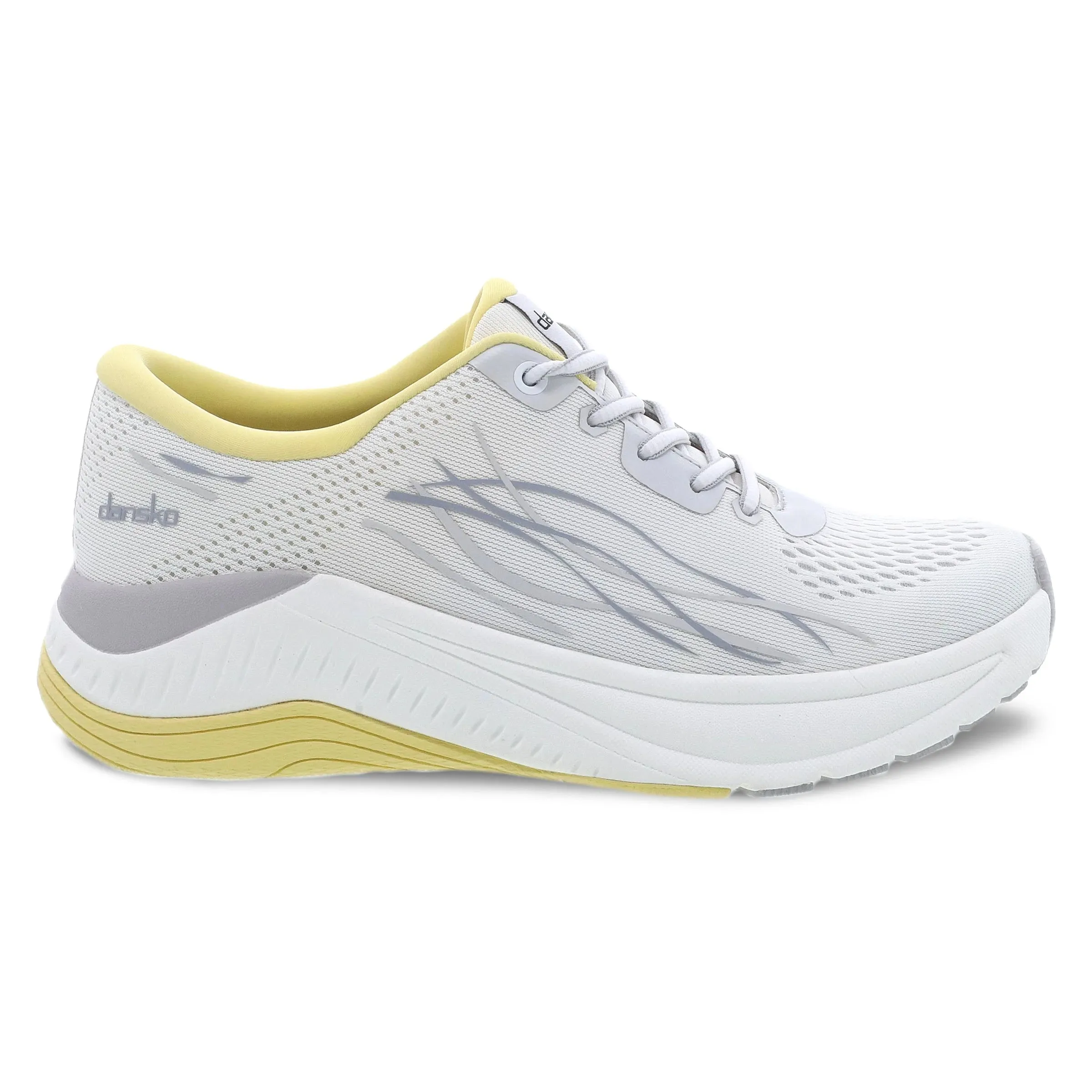 Dansko Women's Pace White/Yellow Mesh 4205011717