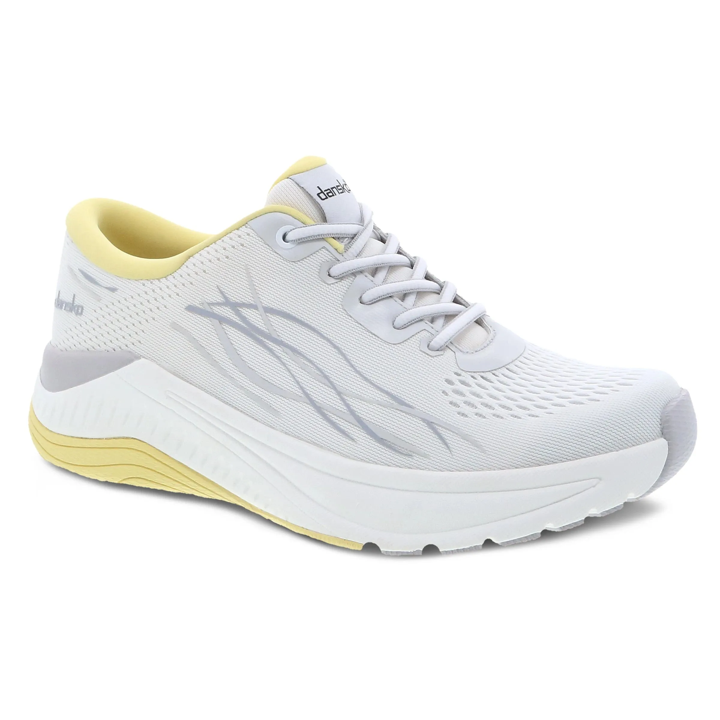 Dansko Women's Pace White/Yellow Mesh 4205011717