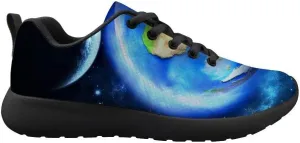 Dellukee Walking Running Shoes Unisex Black Earth Casual Sport Wide Width Fashion Sneakers