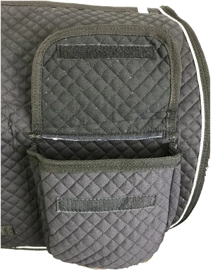 Derby Originals Premium Half Fleece Lined All Purpose & Dressage English Saddle Pads with Pockets