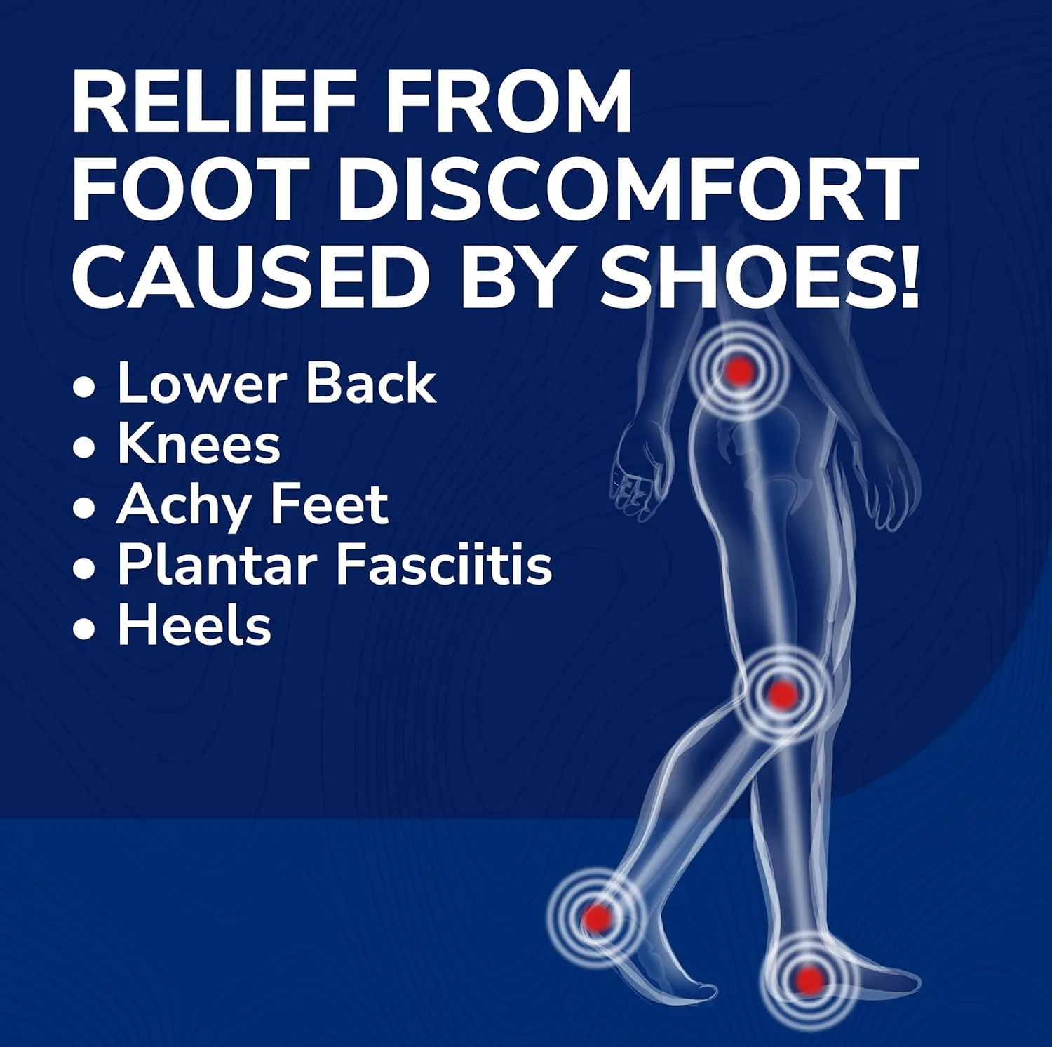 Dr. Scholl's Custom FiT Comfort – Plantar Fasciitis Insoles, Orthotics Shoe Inserts with Arch Support for Men & Women, Suitable for 220  lbs, Stay on Your Feet All-Day with Optimum Cushioning, CF760