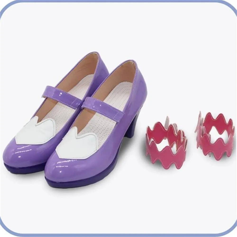 Ellee Cure Majesty Cosplay Shoes Boots Cosplay Shoes Custom Made Props Anime W3736