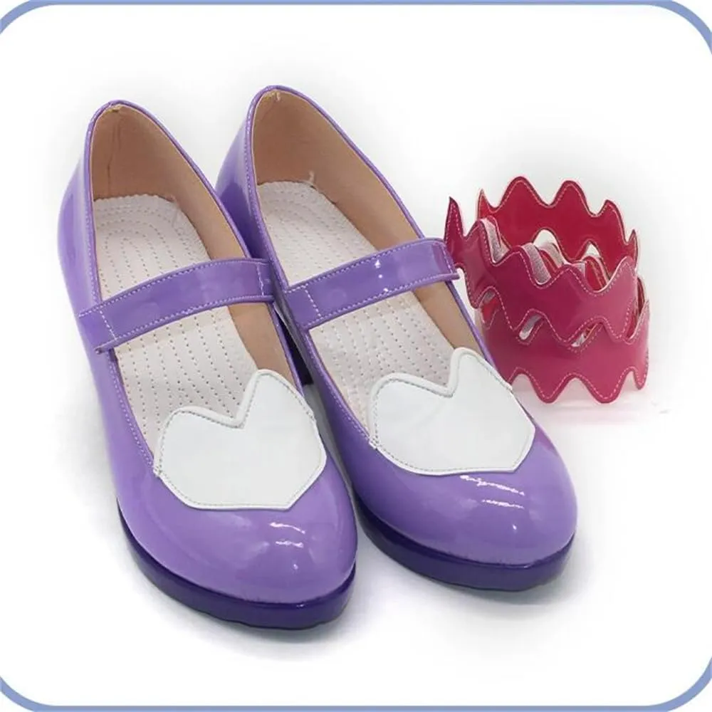 Ellee Cure Majesty Cosplay Shoes Boots Cosplay Shoes Custom Made Props Anime W3736