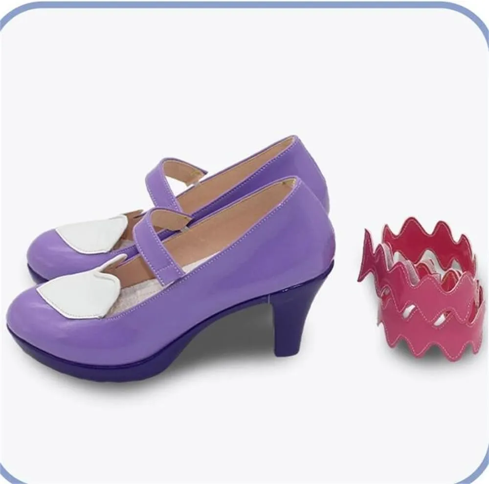 Ellee Cure Majesty Cosplay Shoes Boots Cosplay Shoes Custom Made Props Anime W3736
