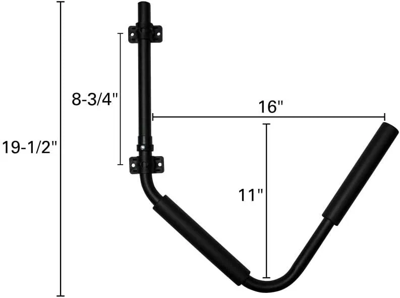 Extreme Max 3006.8444 Folding Kayak Storage Cradle - Aluminum