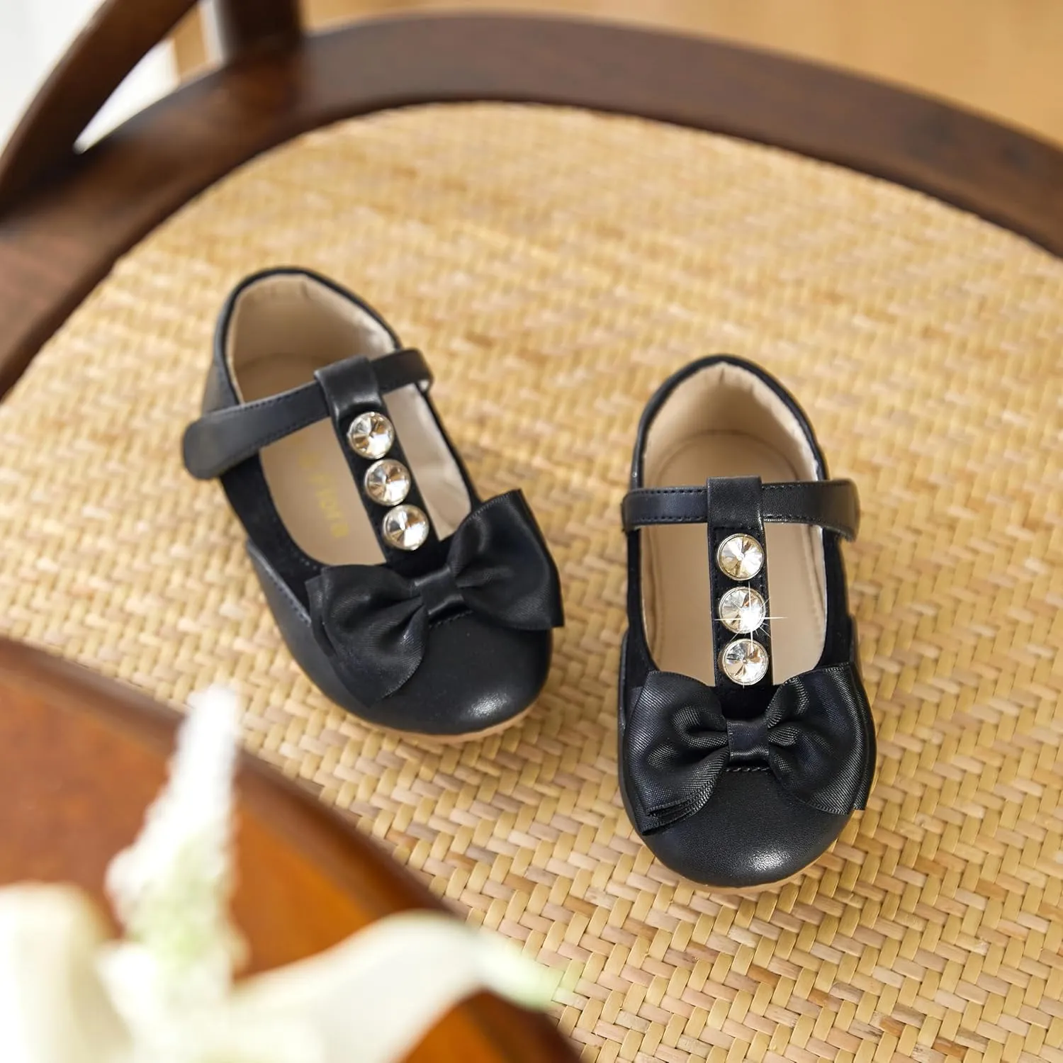 Felix & Flora Toddler Little Girl Flat Oxfords Dress Shoes - Mary Jane Princess for Girl Party School Shoes.
